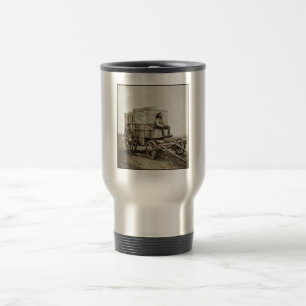 Photography Wagon of Roger Fenton Photo Realism Travel Mug