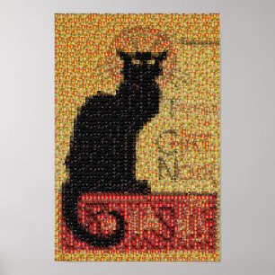 photomosaic-Tournée du Chat Noir Poster