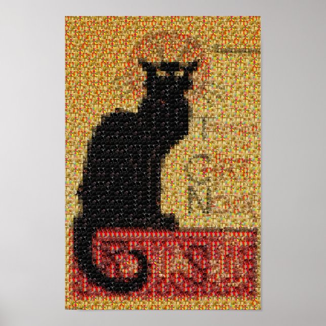 photomosaic-Tournée du Chat Noir Poster (Front)