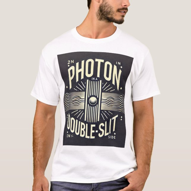 Photon in a Double Slit T-Shirt (Front)