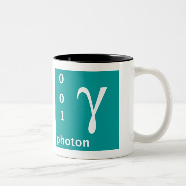 Photon (left handed) Two-Tone coffee mug (Right)