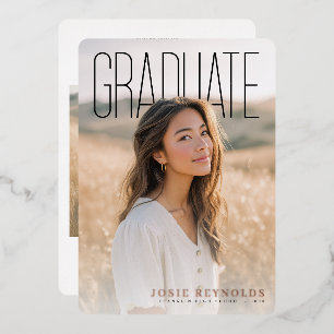 PhotoPop Modern Photo Collage Graduation Party