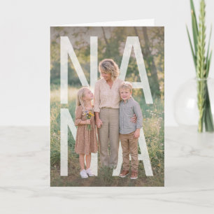 PhotoPop Nana Custom Photo Card