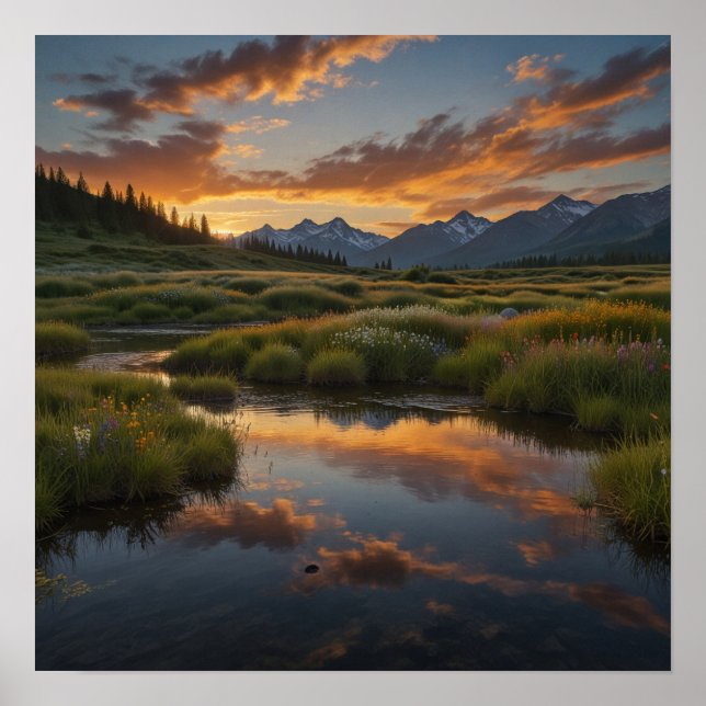 Photorealistic Breathtaking Nature Poster (Front)