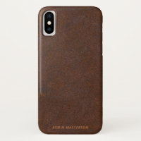 Photorealistic Dark Brown Rusty Metal