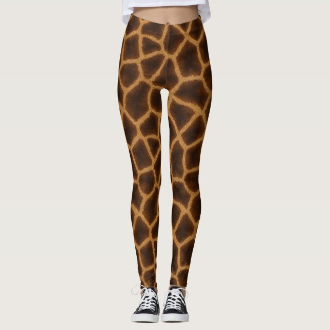 Photorealistic Giraffe Hide Leggings (Front)