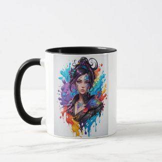 photorealistic image with bright colors in natural mug