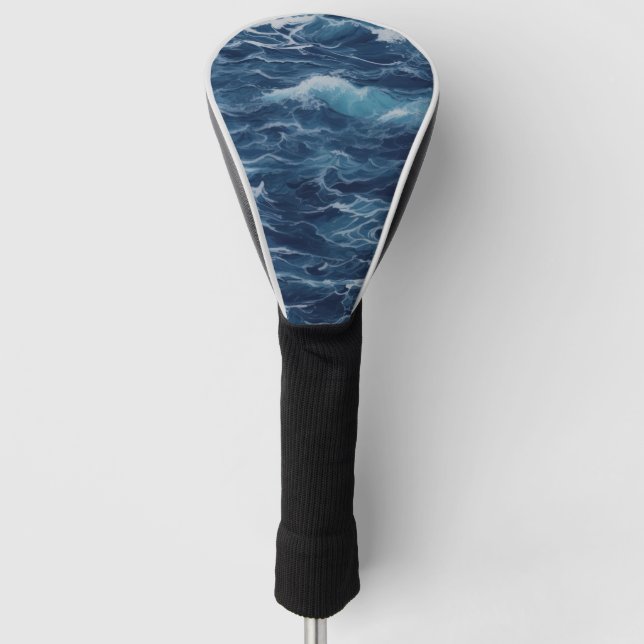 Photorealistic Ocean Whispers Golf Head Cover (Front)
