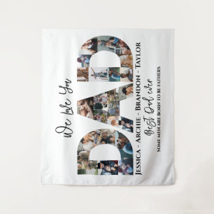 Photos Collage Gift for Dad Personalised Pictures  Tapestry