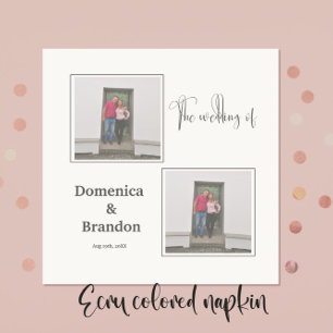 Photos  Custom Wedding  Napkins