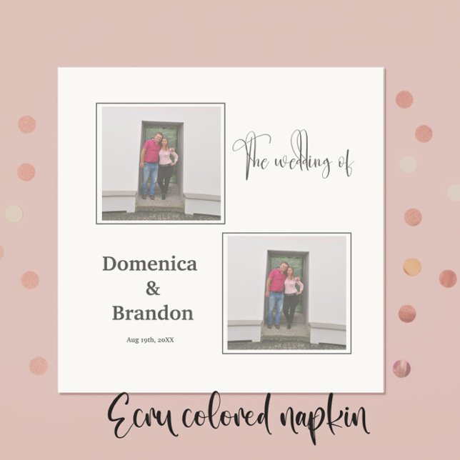 Photos  Custom Wedding  Napkins (Creator Uploaded)