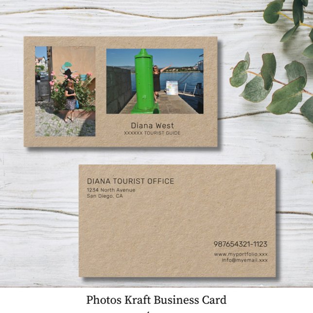 Photos Kraft Business Card (Creator Uploaded)