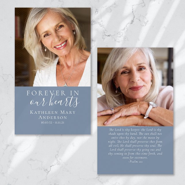 Photos Memorial Funeral Prayer Card (Creator Uploaded)