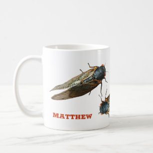 Photos of Cicadas Bugs, Insects Personalised Coffee Mug