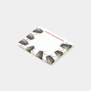 Photos of Cicadas Bugs, Insects Personalised Post-it Notes