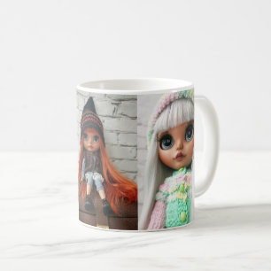 Photos of dolls, dolls, photos, toys, for girls coffee mug