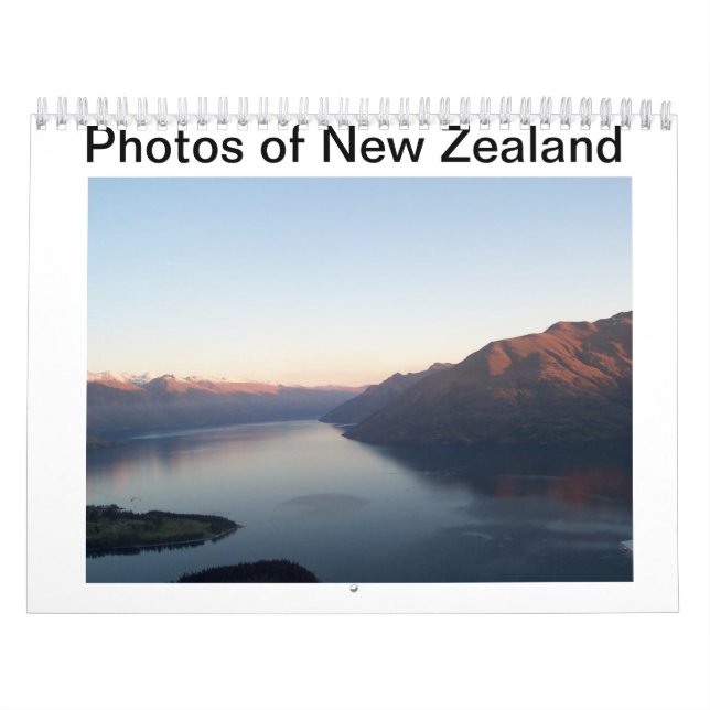 Photos of New Zealand Calendar (Cover)