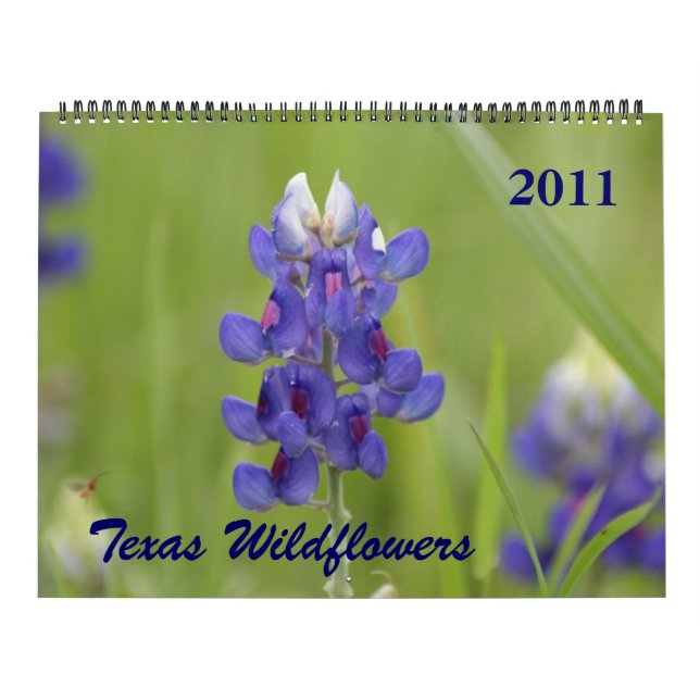 Photos of North Central Texas Wildflowers Calendar (Cover)