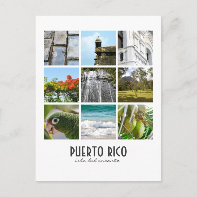 Photos of Puerto Rico Postcard (Front)