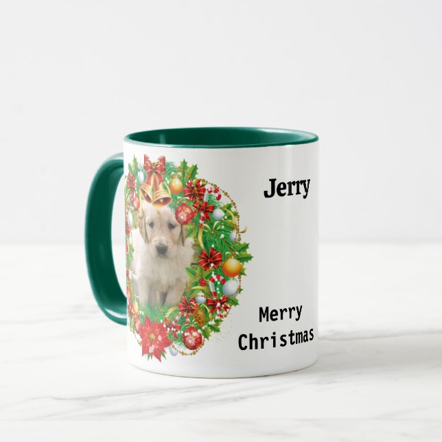 Photos x 2 Christmas Gift Dog Mum Coffee Mug (Front Left)