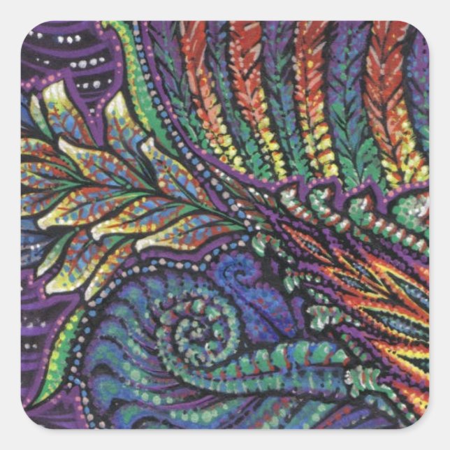 Photosynesthesia Square Sticker (Front)