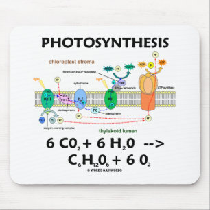 Photosynthesis (Chemical) Formula Mouse Mat