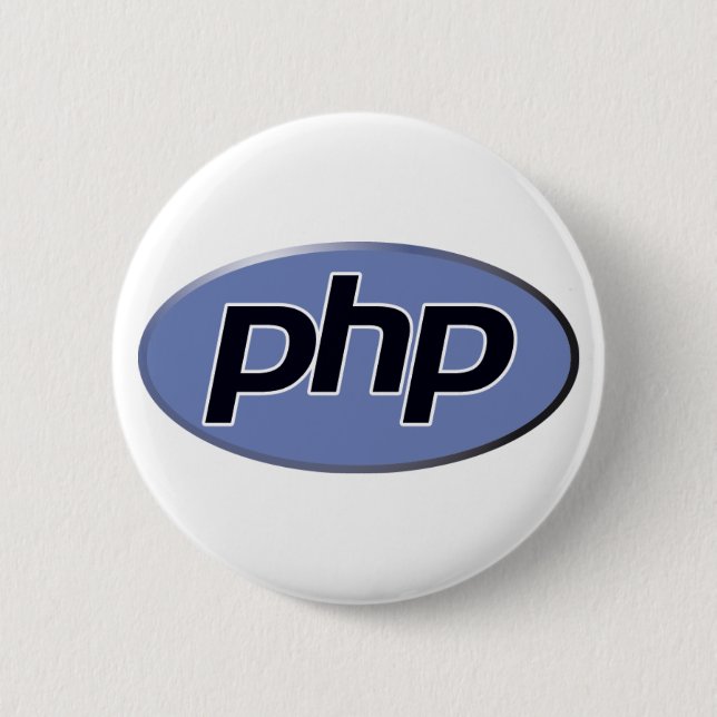PHP 6 CM ROUND BADGE (Front)