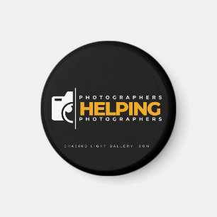'PHP' Logo Circle Magnet