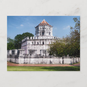 Phra Sumen Fort, Satichaiprakan Park, Bangkok Postcard