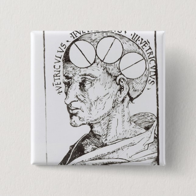 Phrenology 15 Cm Square Badge (Front)