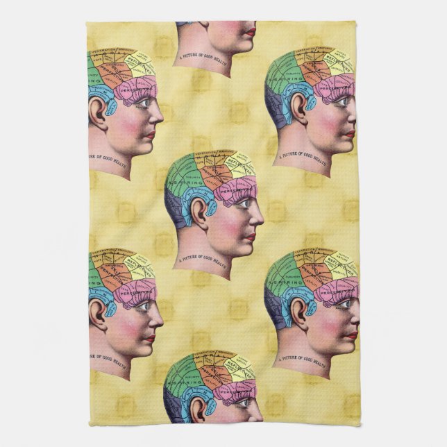 Phrenology American MoJo Kitchen Towels (Vertical)