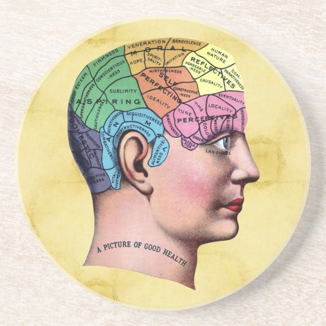 Phrenology Coaster (Front)
