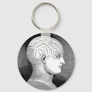 Phrenology Key Ring