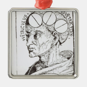 Phrenology Metal Tree Decoration