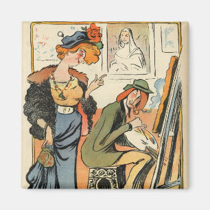 Phryne: caricature of an artist's model magnet