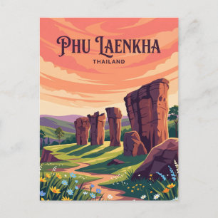 Phu Laenkha National Park Thailand Postcard