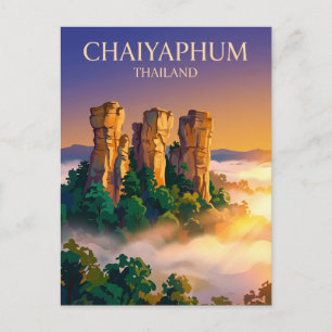 Phu Laenkha National Park Thailand Postcard