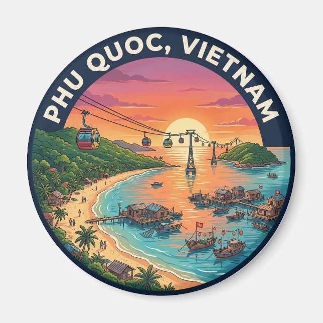 Phu Quoc Vietnam Magnet (Front)