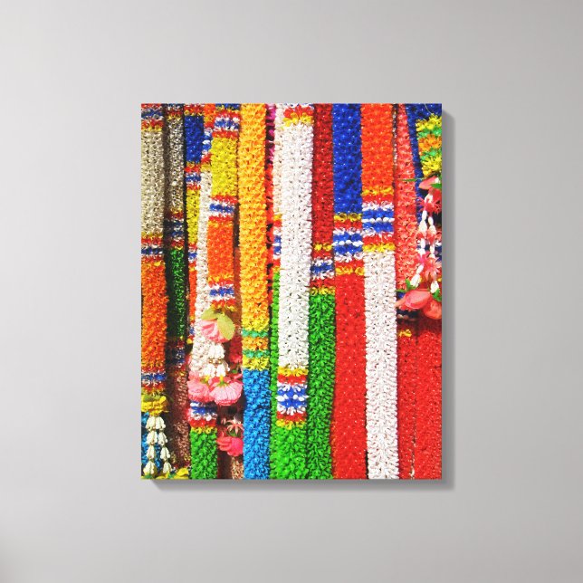 Phuang Maalai - Thai Floral Garland Canvas Print (Front)