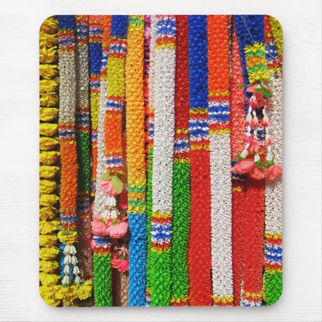 Phuang Maalai - Thai Floral Garland Mouse Mat (Front)