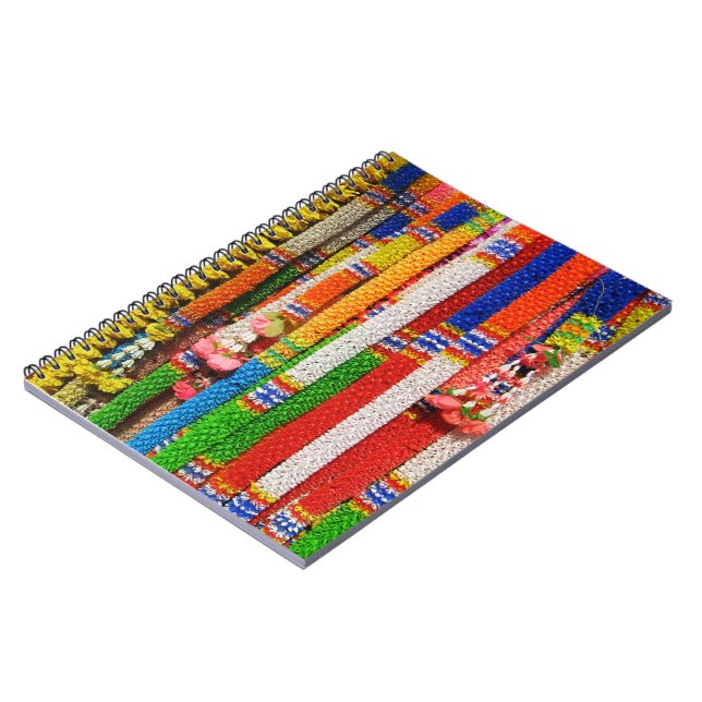 Phuang Maalai - Thai Floral Garland Notebook (Left Side)