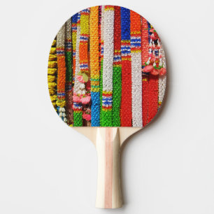Phuang Maalai - Thai Floral Garland Ping Pong Paddle