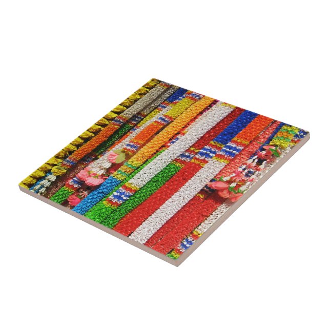 Phuang Maalai - Thai Floral Garland Tile (Side)