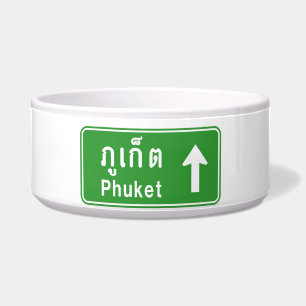 Phuket Ahead ⚠ Thai Highway Traffic Sign ⚠