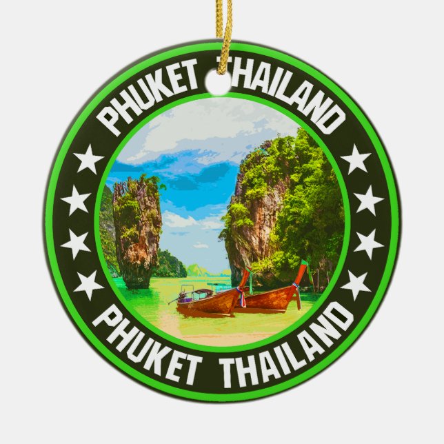 Phuket                                             ceramic tree decoration (Front)