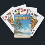 Phuket Patong Beach Thailand Travel Playing Cards<br><div class="desc">Phuket is Thailand’s largest island and one of Southeast Asia’s most popular travel destinations, famed for its tropical beaches, luxury resorts, and lively culture. The island sits off Thailand’s southwest coast in the Andaman Sea and is connected to the mainland by bridge. Its natural beauty — from lush hills and...</div>