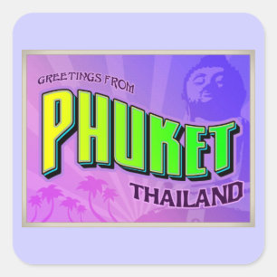 PHUKET SQUARE STICKER