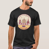 Phuket Thailand City Skyline Emblem