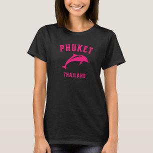 Phuket Thailand Dolphin Design Premium T-Shirt