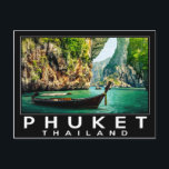 Phuket Thailand Postcard<br><div class="desc">Phuket,  a rainforested,  mountainous island in the Andaman Sea,  has some of Thailand’s most popular beaches,  mostly situated along the clear waters of the western shore.</div>